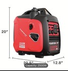 Powersmart 2500w Portable Inverter Gas Generator Super Quiet Low Oil Shutdown 