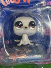 New Littlest Pet Shop Gray Seal Purple Eyes Europe  616 Nib Htf Rare Lps