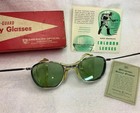 Rare Vintage Nos Sure Guard American Optical Calobar Green Lenses Safety Glasses