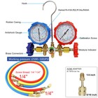 R410a R22 R134a R404a Manifold Gauge Set Hvac A c Refrigeration Charging Service