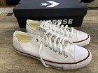 Converse All-star Unisex Chuck Taylor Low Top White Shoes Sz 9 M 11 W Nib New 