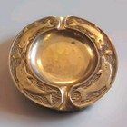  Vintage Brass Dolphin Ashtray 6 25  1lb Mcm Beach Decor Retro Boho