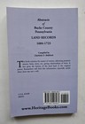 Abstracts Of Bucks County Pennsylvania Land Records 1684 - 1723 Pa Genealogy