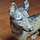 Vintage Hubley German Shepherd Door Stop Cast Iron 1930s Original