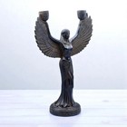 Rare Ancient Egyptian Antiques Statue Large For Goddess Isis With Open Wings Bc