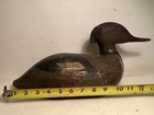Moses Wilcox Merganser Drake Duck Decoy Circa 1910 Antique