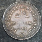 1862 Republic Silver  independence Proclamation  Medal - Exact Coin Shown  r010