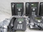 Lot Of 5 9608g Avaya Ip Office Phones Model 9608d03a-1009 W  Stands   Handsets