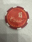 Royal Caribbean Oasis Of The Seas Cruise Casino  5 Poker Chip