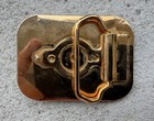 Vintage Russian Ussr Soviet Red Star Army Badge Gold Belt Buckle  Unique Rare