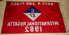 International Regatta Race Flag   Race 4 2nd Place 1982    Vivid Colors  Sturdy