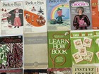 Lot Of Vintage Crochet And Sewing Books   Leaflets   Learn How Books  Red Heart 