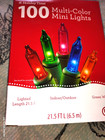 Christmas wedding garden holiday Time 100 Multi Color Mini Lights 21 5 Ft L 6 5m