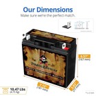 12v 18ah Sealed Lead Acid  sla  Battery For Agm Nut   Bolt Terminal