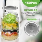150 Canning Lids Regular Mouth 2 76in Leak-proof Mason Jar Lids For Ball kerr
