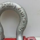 1 2  Crosby Screw Pin Anchor Shackle 2 Ton Wll