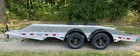New_2025 16 Ft Aluminum_open_car_hauler Flatbed 7 000 Lbs Ramps Torsion Axles 