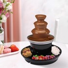 3 Tiers Luxury Chocolate Fondue Fountain Commercial Stainless Steel Maker