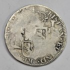 1816 Mexico Silver 8 Reales Zacatecas Mint Provisional War Issue Rare  k70