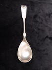 Fiddle Shell 813 Silver Serving Jelly  Sauce Spoon J  Launiainen 1930 Ta Finland