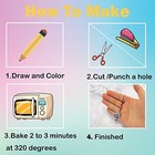  150pcs Shrinky Dink Sheets Kit Include 50pcs Shrink Paper Sheets Shrink Art 