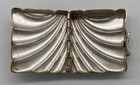 Volupte Sterling Silver Swirl Travel Pill Box 1 25  18g Vintage 1940 s
