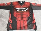 Jt Paintball Jersey Size Medium  Diamond Plate abs  Long Sleeve Red