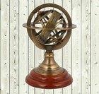 5  Brass Collectible Armilary Sphere Nautical Table Top Zodiac Globe D  cor Item