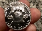 1962 Franklin Silver Half Dollar Cameo Frosted Proof Coin 