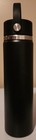 Hydro Flask 24 Oz  Wide Mouth Bottle W  Flex Straw Cap Black Excellent Condition