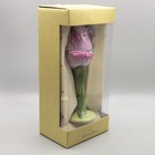 Villeroy   Boch Floral Fantasy Pink Tulip   Butterfly Figural Egg W  Lid