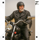 Men Black Leather Fringe Motorcycle Suit Vintage Biker Jacket   Pants With Studs