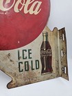 Vintage 1950s Coca-cola Metal Flange Sign