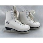 Ccm Pirouette Figure Skates Girls Size 3 White Classic Lace Up Ice Skates