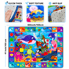 Quokka Baby Play Mat For Floor   Ocean Abc Rug For Kids Toddlers Infants