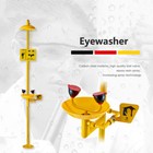 Emergency Eye Wash Station With Shower System Combination Eyewash Station Safety