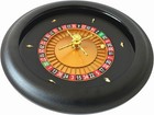 Deluxe 18  Casino Roulette Wheel Set - Smooth Spin For Home Or Professional Use