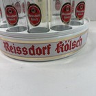 Vintage 0 2l Beer Glass  12  Reissdorf Kolsch Germany Barware W carrying Tray Y8