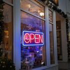Led Neon Open Sign For Business Usb Powered Brightness Adjustable Lights 16 5 x9
