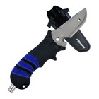 Promate Sharp Tip Titanium Scuba Dive Snorkeling Backup Bc Knife  3  Blade 