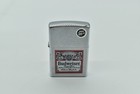 Zippo- Budweiser Lighter  New  2000  Brushed Chrome  Never Fired