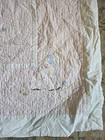 52  36 Vtg Quilt Baby Blanket Crib Soft Pink Lamb Lambs Sheep Bow Handmade