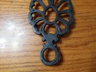Wilton Cast Iron Trivet Shaped Rounded Footed 9x4 Vintage