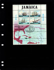  5 00 Scott Value - 1974 Jamaica Tall Ships S s Caribbean Sea Map Cv Mnh Nh Umm