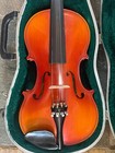 German Violin With Case And Bow  Full Size 
