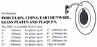 Self Adhesive Sticky Invisible Display Plate Disk Dish Hanging Holder Hanger