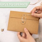 Neetue 80pcs Kraft Paper Envelopes Brown  Vintage Cardboard Envelopes 4 53 X 6 7