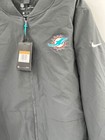 Miami Dolphins Nike Team Issued Full Zip Shield Snow Winter Jacket W tags 2xl   