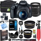 Canon T7 Eos Rebel Dslr Camera Ef-s 18-55mm F3 5-5 6 Is Ii Lens 2 Battery Bundle