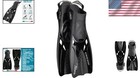 Versatile Adult Snorkeling Fins With Adjustable Straps   Comfort Foot Pocket